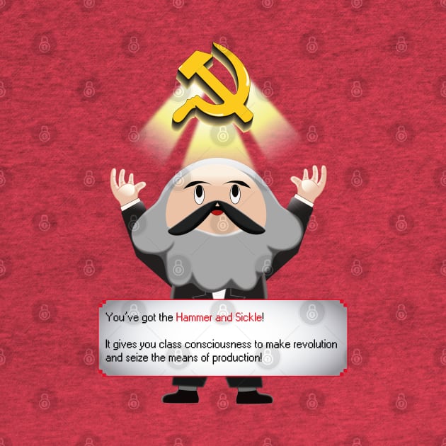 Karl Marx New Item Hammer and Sickle by gabyshiny